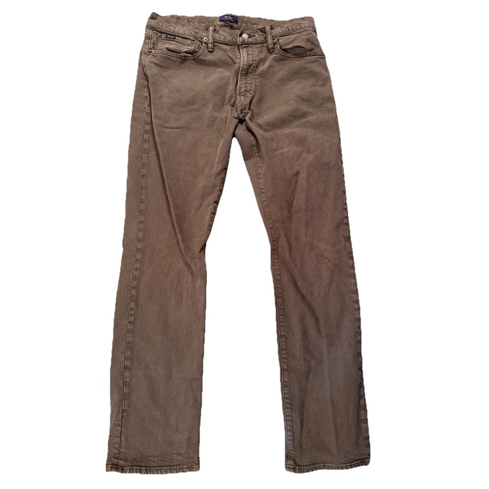 Polo Ralph Lauren Varick Slim Straight , Olive Green , Jeans size 32x32